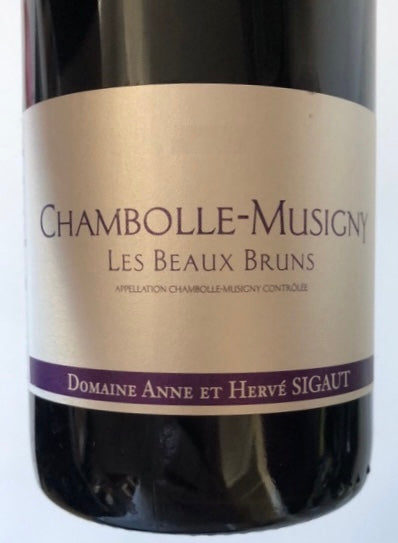 Anne et Herve Sigaut Les Beaux Bruns Chambolle Musigny premier cru 2015 Red Burgundy - Hapiwine Shop
