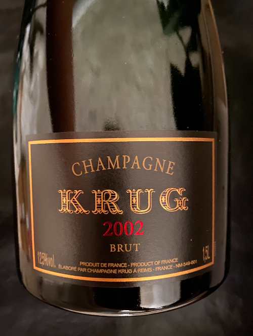 Champagne Krug Brut Vintage Blanc Brut 2002 - Hapiwine Shop