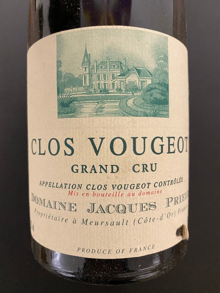 Domaine Jacques Prieur, Clos Vougeot Grand Cru, 1998, 75cl