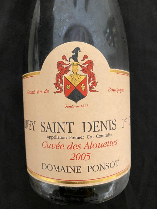 Domaine-Ponsot-Cuvee-des-Alouettes-Morey-Saint-Denis-Premier-cru - Hapiwine Shop