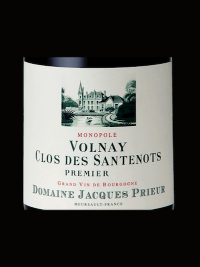 Domaine Jacques Prieur Clos des Santenots monopole Volnay 1er cru